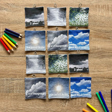 Charger l'image dans la galerie, Jeu Mémory en tissu Météo Filociel