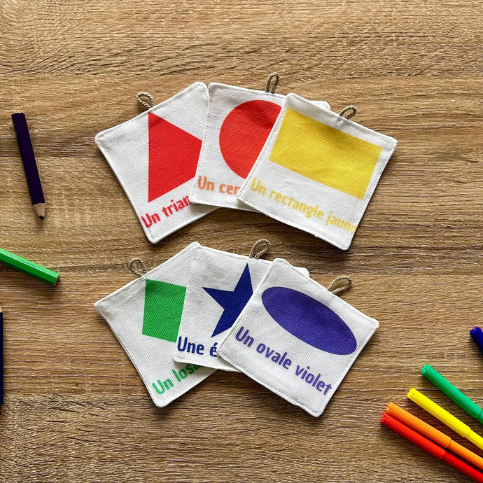 Cartes éducatives Formes géométriques Filociel